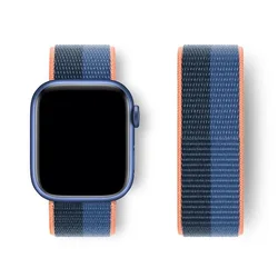 Premium Nylon Strap for Apple Watch - Versatile and Durable Bracelet Correa (Jay Abyss)