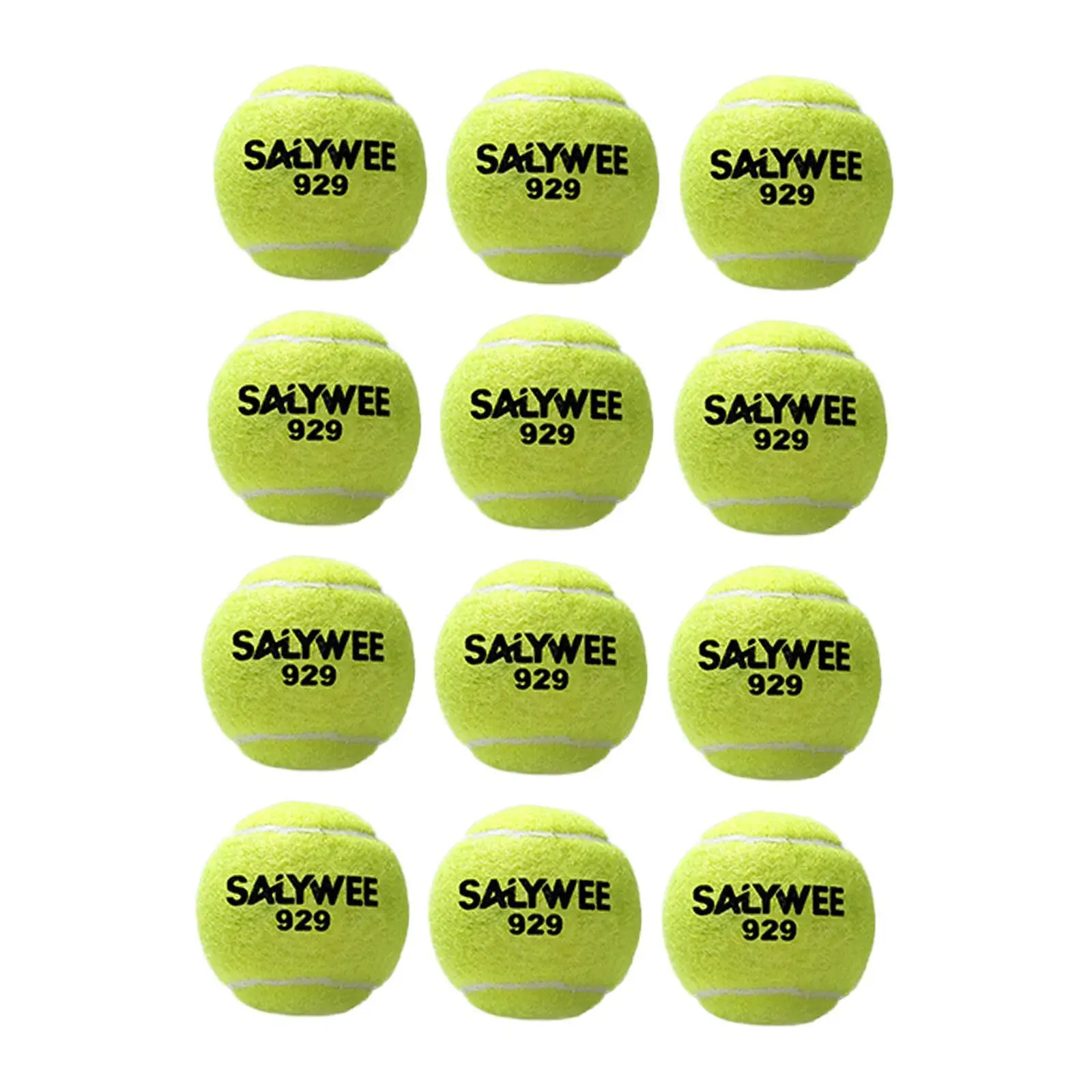 12x Tennis Balls Training Balls Professional Multifunction Beach Tennis Dog for Yard Beginners Enthusiasts