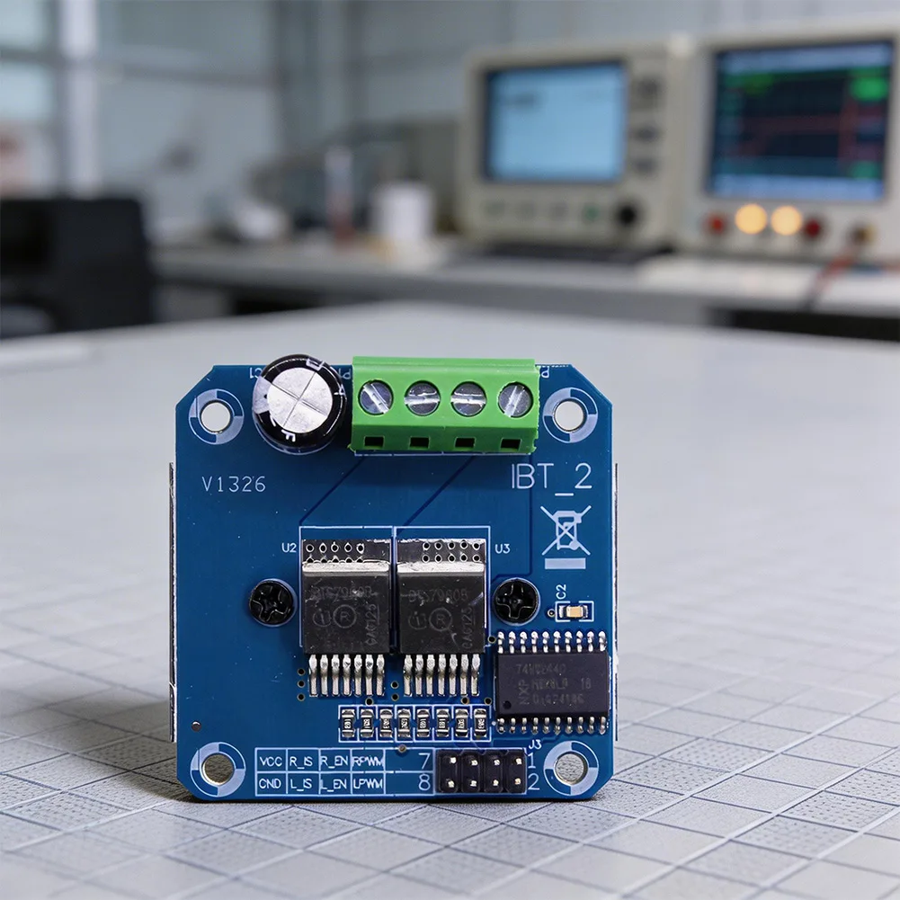 4pcs BTS7960 43A 고전력 모터 드라이버 모듈 Ideal= 스마트 자동차 드라이버 모듈로 전류 제한 기능이 있는 Arduino용