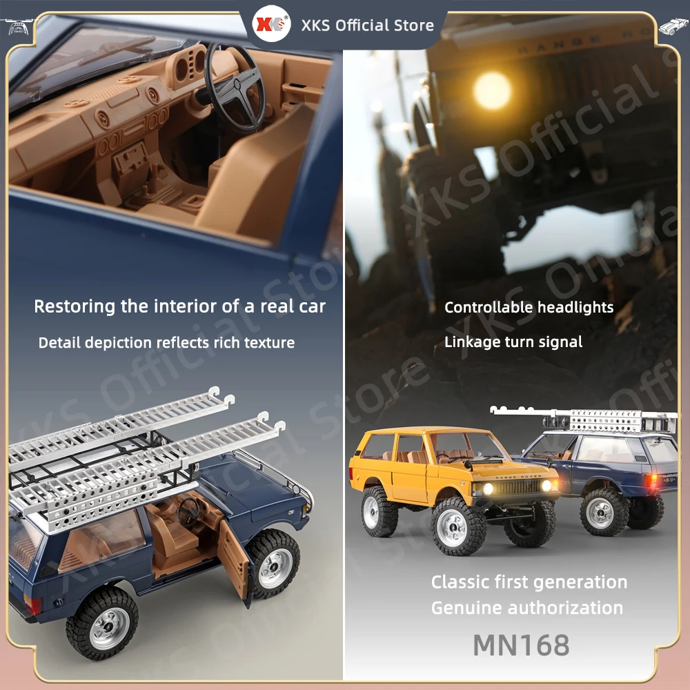 MN168 RC Car 1:12 Full Scale RTR Version MN Model 2.4G 4WD 280 Motor Proportional Off-Road RC Remote Control Car for Boys Gifts 2