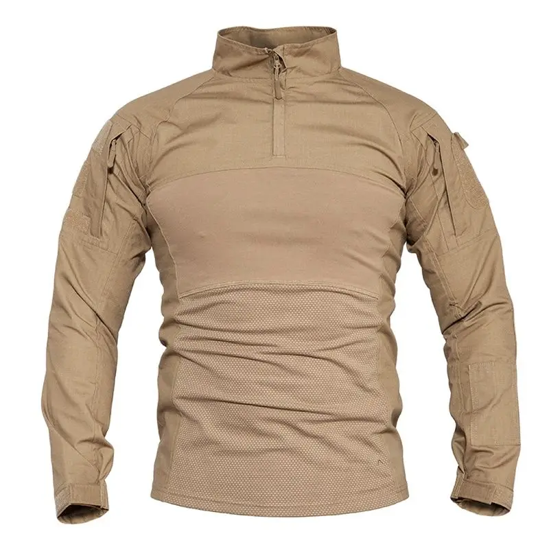 EKLENTSON Tactical Hunting T-Shirts Men Long Sleeve Work T Shirts Outdoor Sport Hiking Climbing Camping Shirt sport t shirt,long sleeve t shirt