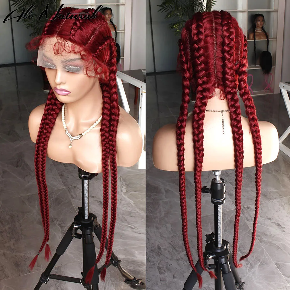 https://ae01.alicdn.com/kf/S8444b672632a45f3920d285a8667af6ey/99J-Burgundy-Red-Color-4-Box-Braids-Synthetic-Lace-Wig-Full-Hand-Braided-Heat-Resistant-Fiber.jpg