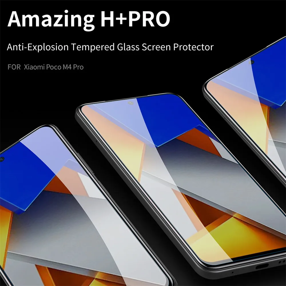 

Прозрачное закаленное стекло для Xiaomi Mi Poco X4 Pro 5G / Poco M4 Pro 4G NILLKIN Amazing H + Pro