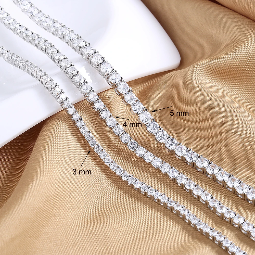 アクセサリー Luxury Tennis Necklace 5mm/Silver Luxury Tennis Necklace 【5mm / SILVER】 | Glitter
