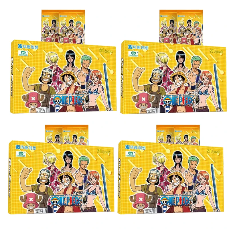 One Piece Collection Cards Booster Box Rare Case Anime Table Playing Game Board Cards