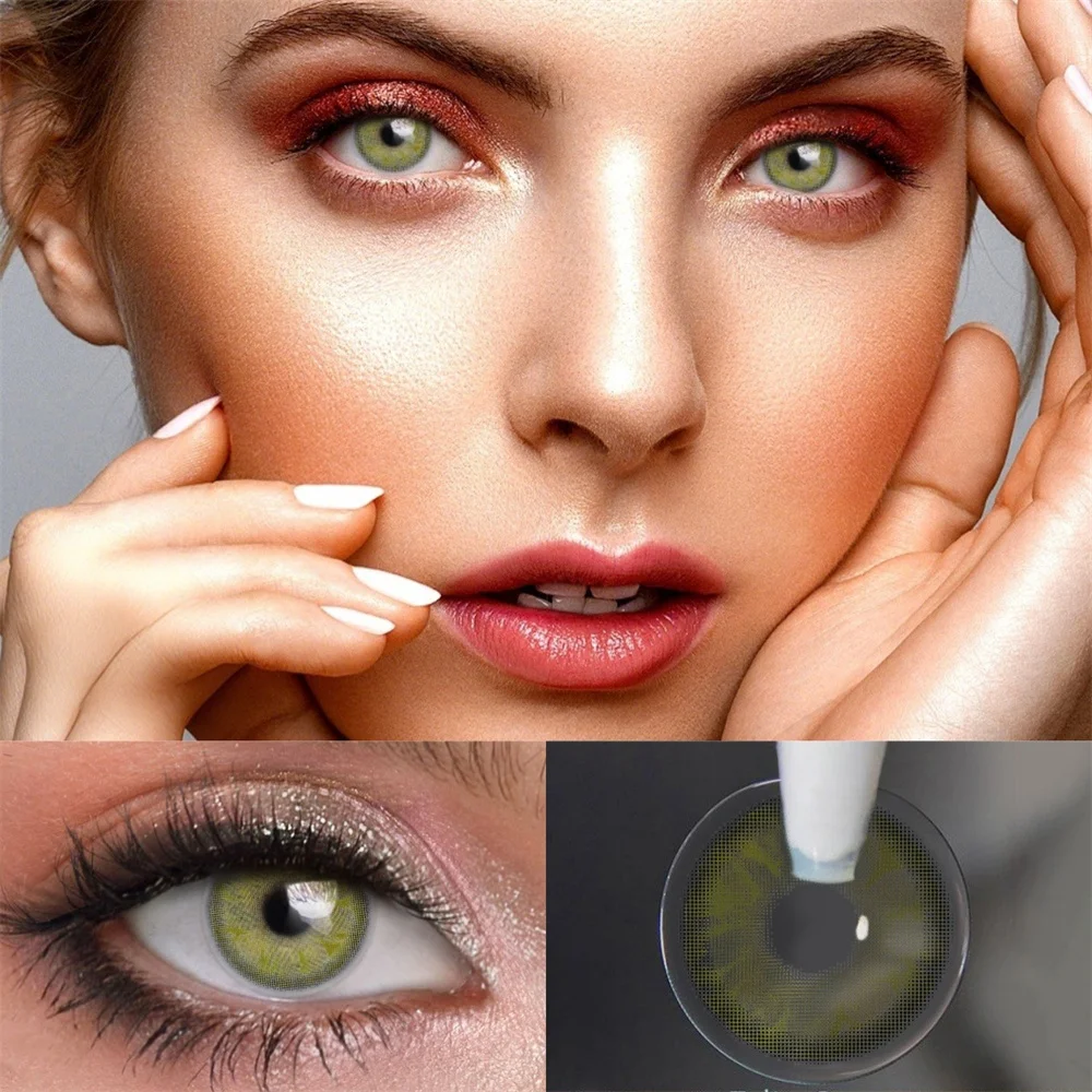 Vibrant Multi-Tone Contact Lenses - Half-Year Wear, 2-Pack