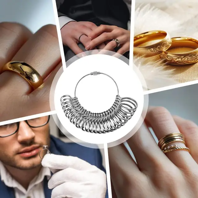 Medidor De Anillos Talla Española Medidor Anillos, Ring Sizer