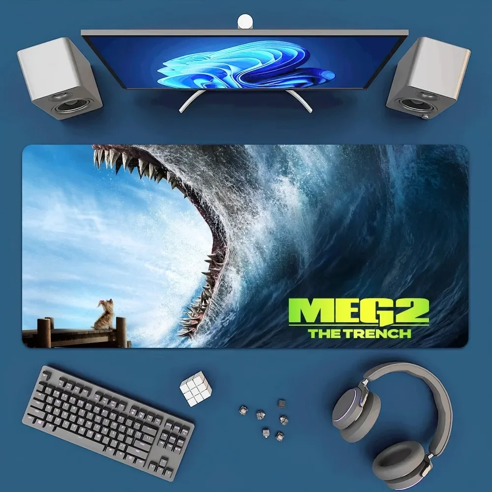 BEAST KINGDOM Movie M-Meg 2 Trench Mousepad Office Large Mouse Mat Keyboard Mats Rubber PC Computer Game Big Anti-slip Mice Mat 3