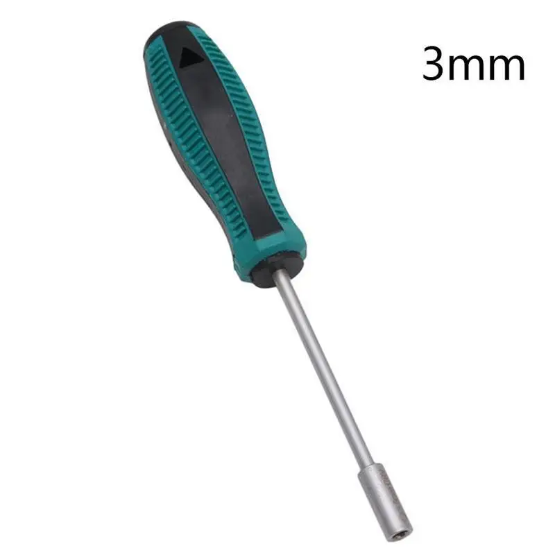 Metal Hexagonal Socket Screwdriver Manual Tool Socket Wrench Screwdriver Socket Screwdriver 3-14mm Hexagonal Socket Wrench