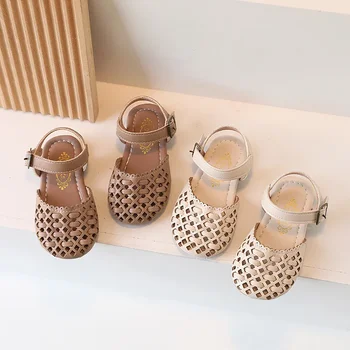 Girls' Woven Summer Sandals 1