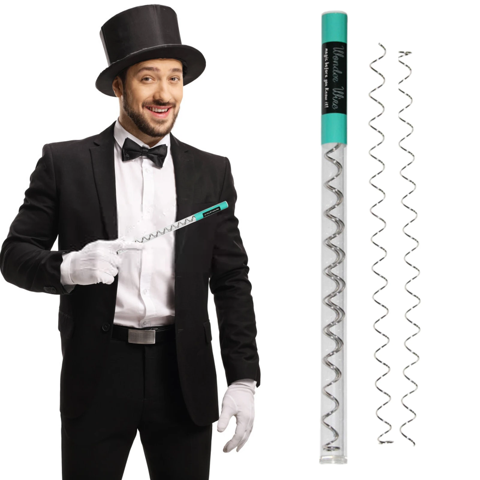 Infinite Loop Magic Trick Spring Ring Magic Trick Magic Metal Ring