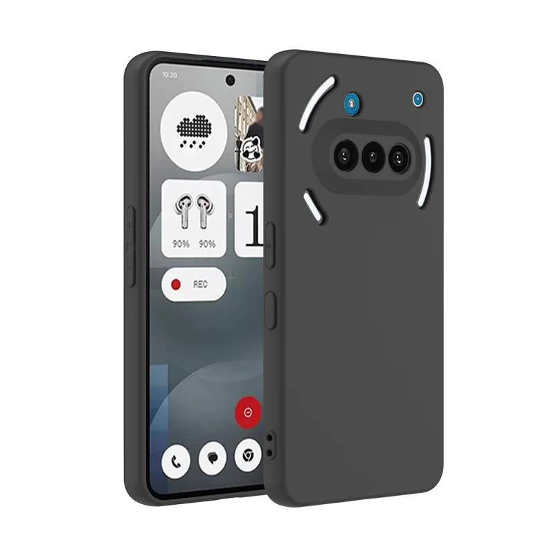 Black Matte Silicone Shockproof Protective Phone Case