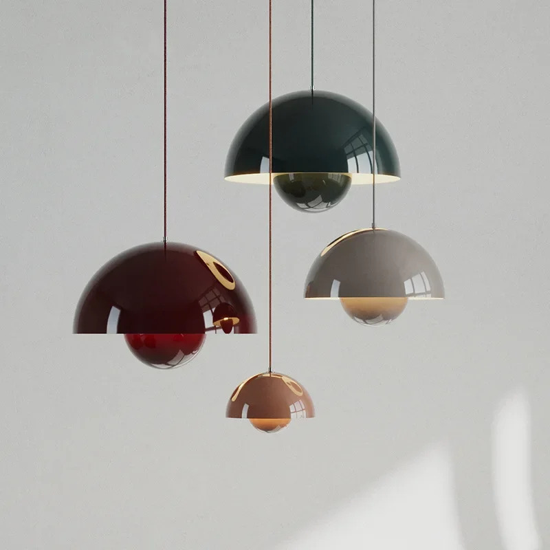 23cm Creative Chandelier Bedroom Study Restaurant Pendant Lights Decorative Lamp Multi-color Optional Modern Bud Indoor Lighting 2