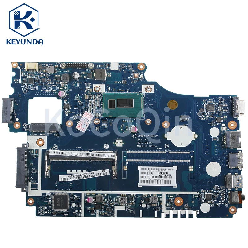 Placa-mãe do portátil para Acer, V5WE2 LA-9532P,