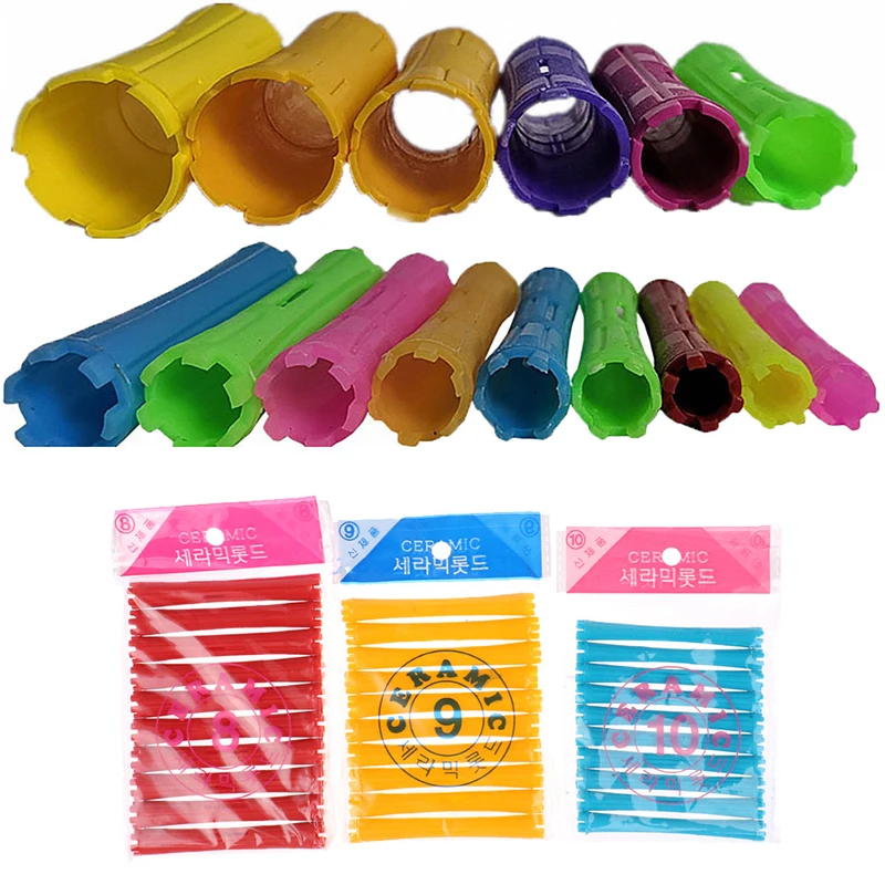 1set 1-2.2cm Heatless Hair Care Hair Curler Roller Grip Styling Roller Curlers Styling Home Use Rollers Hairdressing DIY
