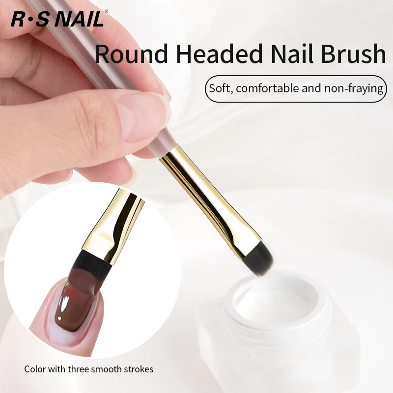 RSNAIL Nail Brush Round Head Light Therapy Pen Nail Art Pattern Painting Pen Professional Drawing Manicure Nail Tool Accessories 3