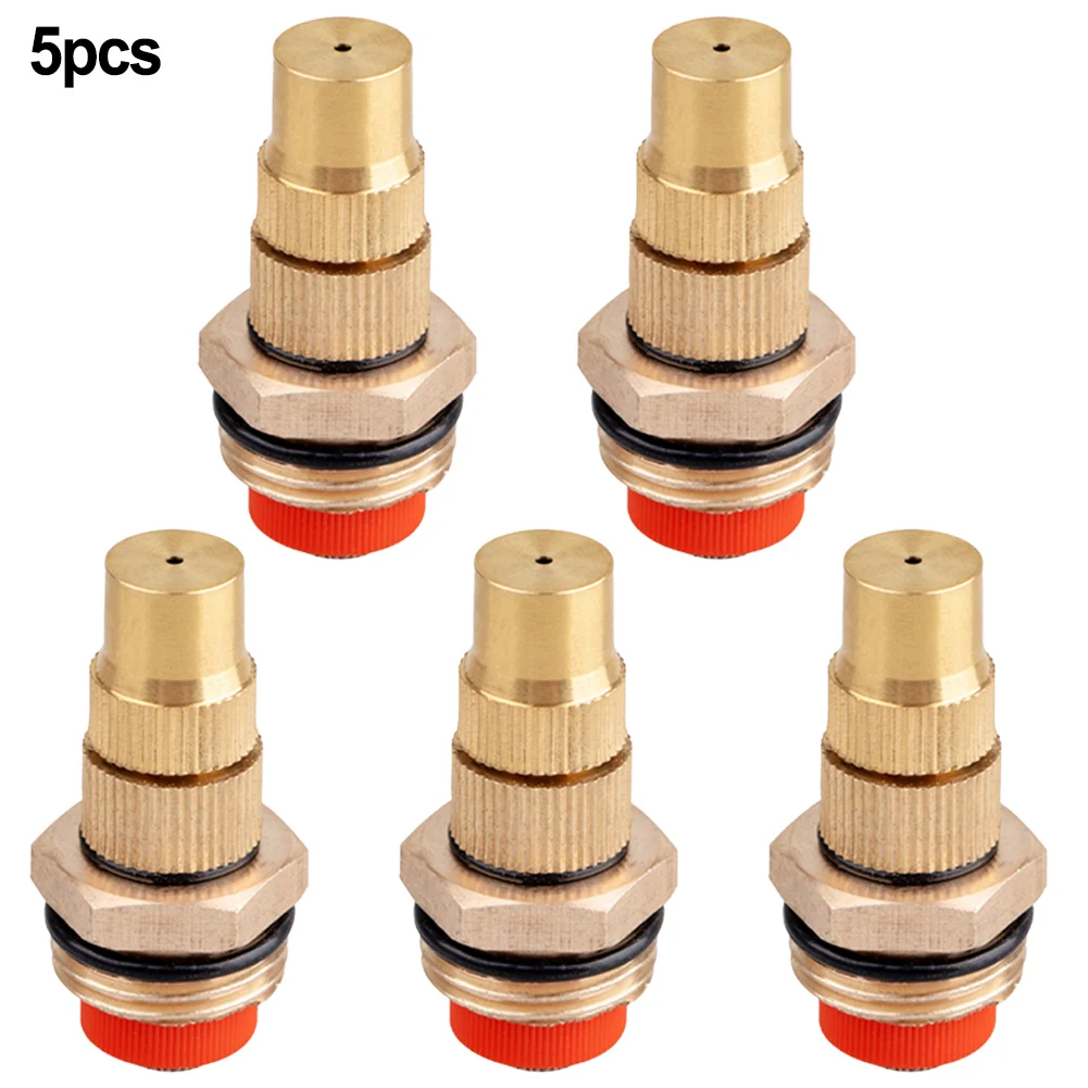 

Home Garden Sprinklers Drip Irrigation Garden Atomizing Male Thread Patio Cooling Water Spray Nozzle Adjustable