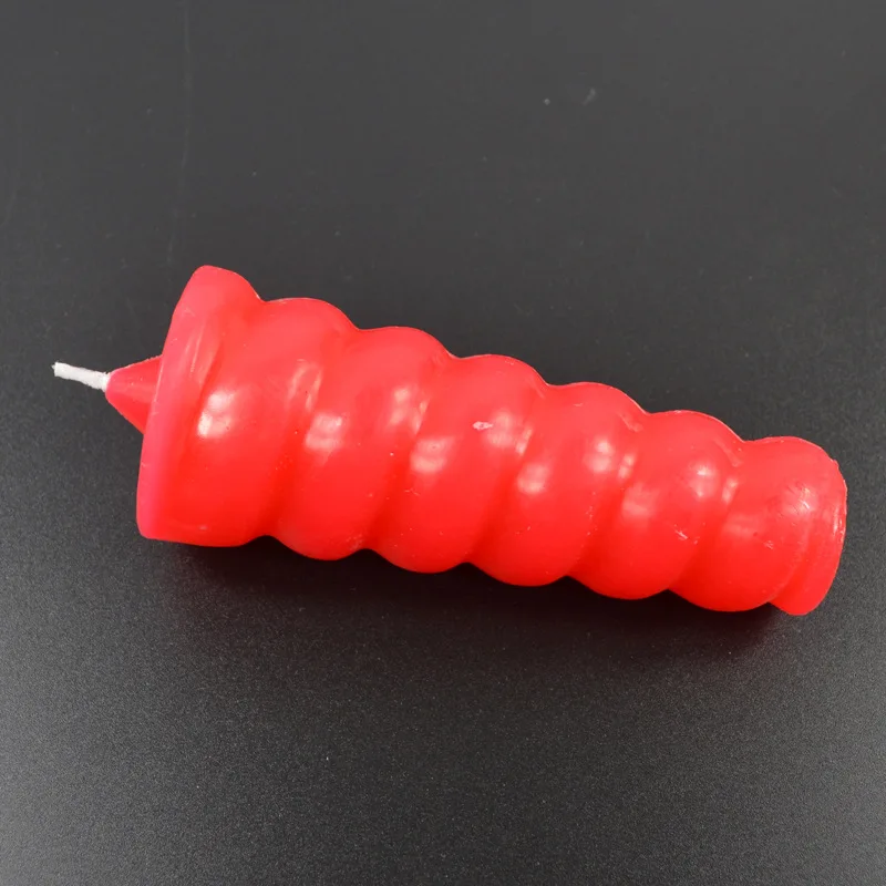 BDSM Sexy Wax Low Temperature Candles Spiral Torch Shape Erotic Toys for Couples Flirting Adult Games And Wedding Home Decor