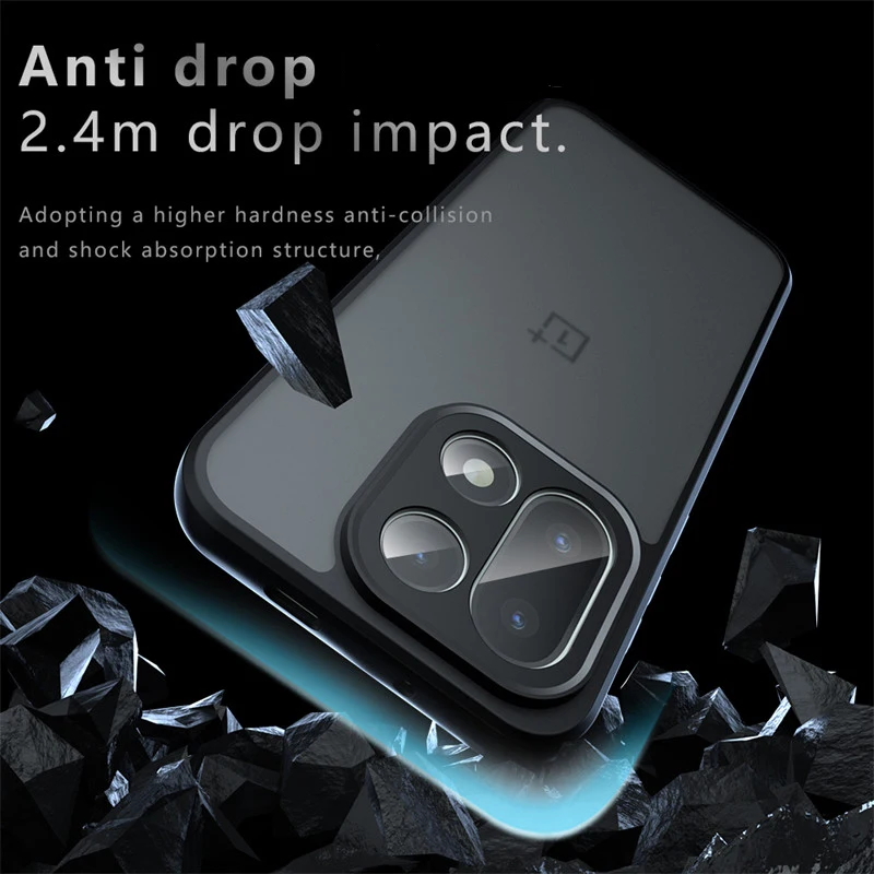 Matte Silicone Shockproof Protective Phone Case - TPU Back Cover
