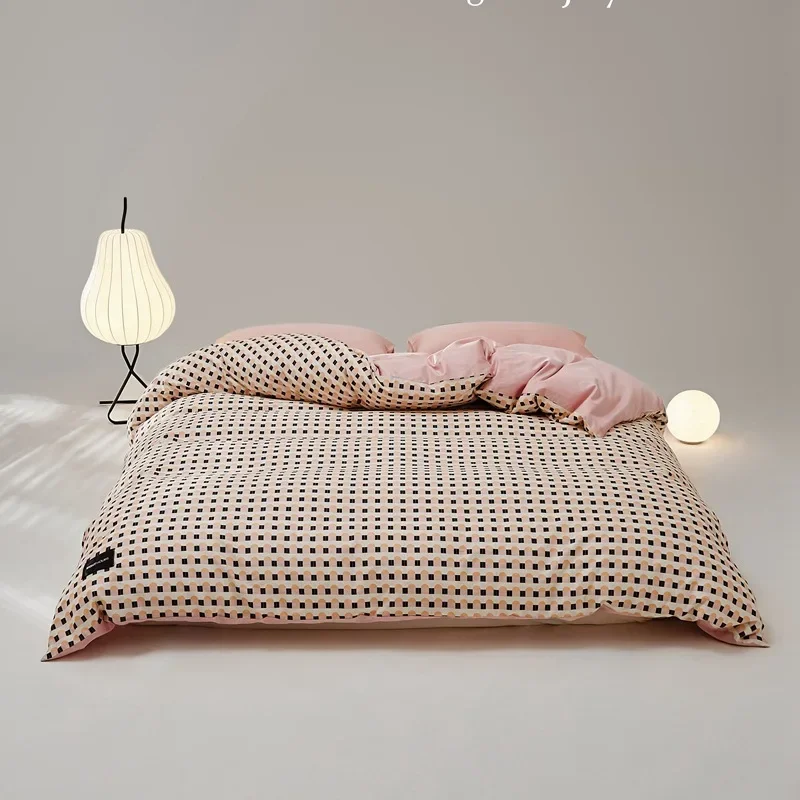

Printed 100 Long-Staple Cotton Satin Cotton Duvet Cover One-Piece