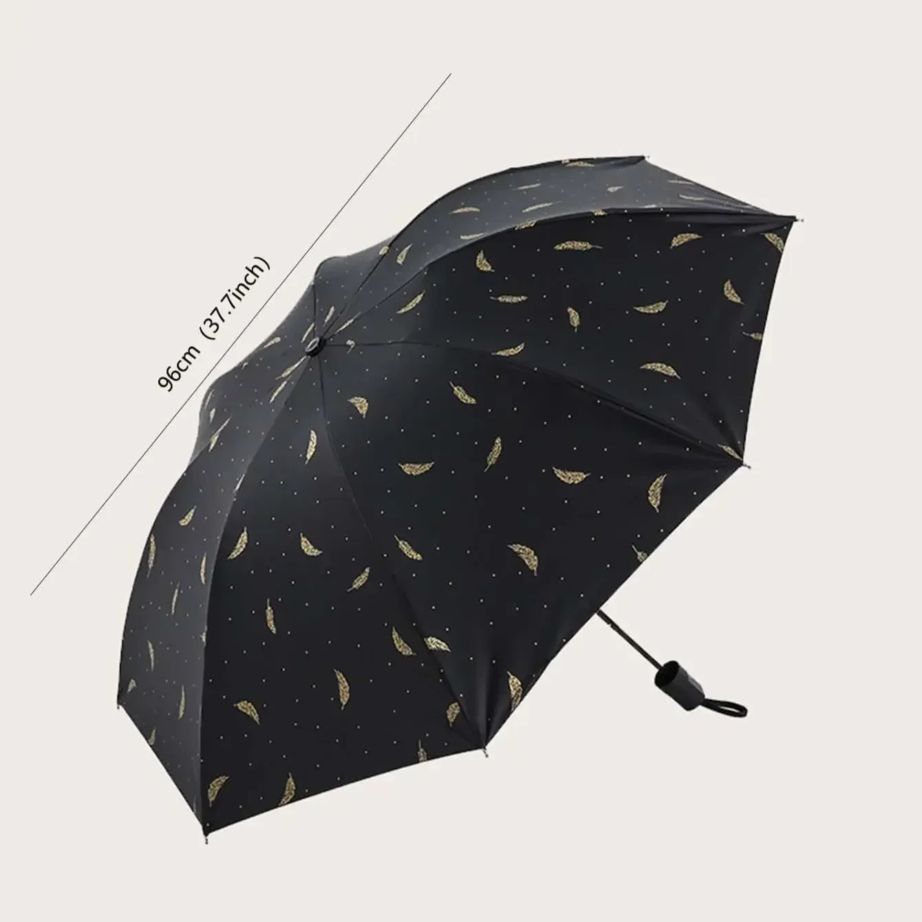 1pc folding travel umbrella with UV protection function, suitable for rainy and sunny days, suitable for outdoor activities
