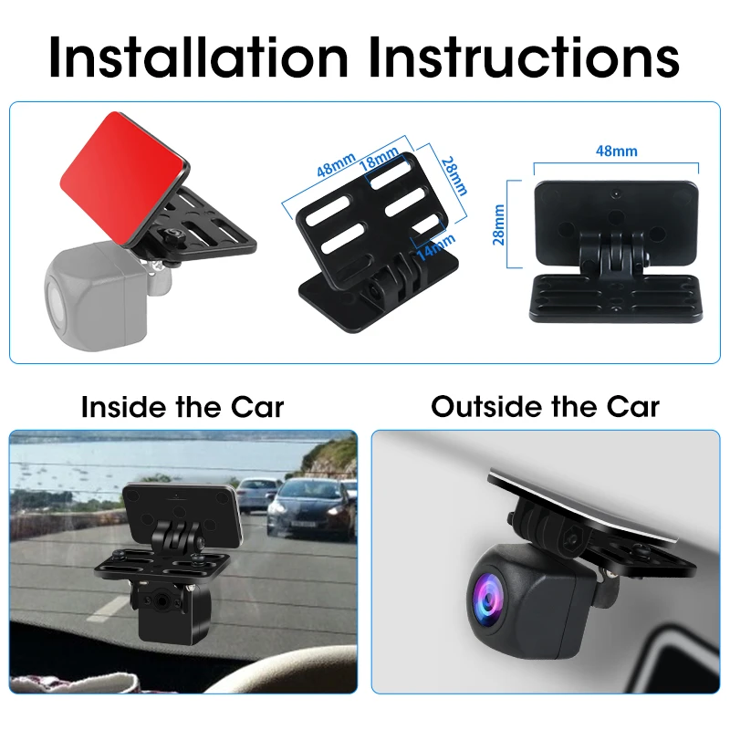 Kit Telecamera Di Retromarcia Jansite 5" AHD 1080P - Impermeabile IP68 Per Auto E Camper - Foto 2