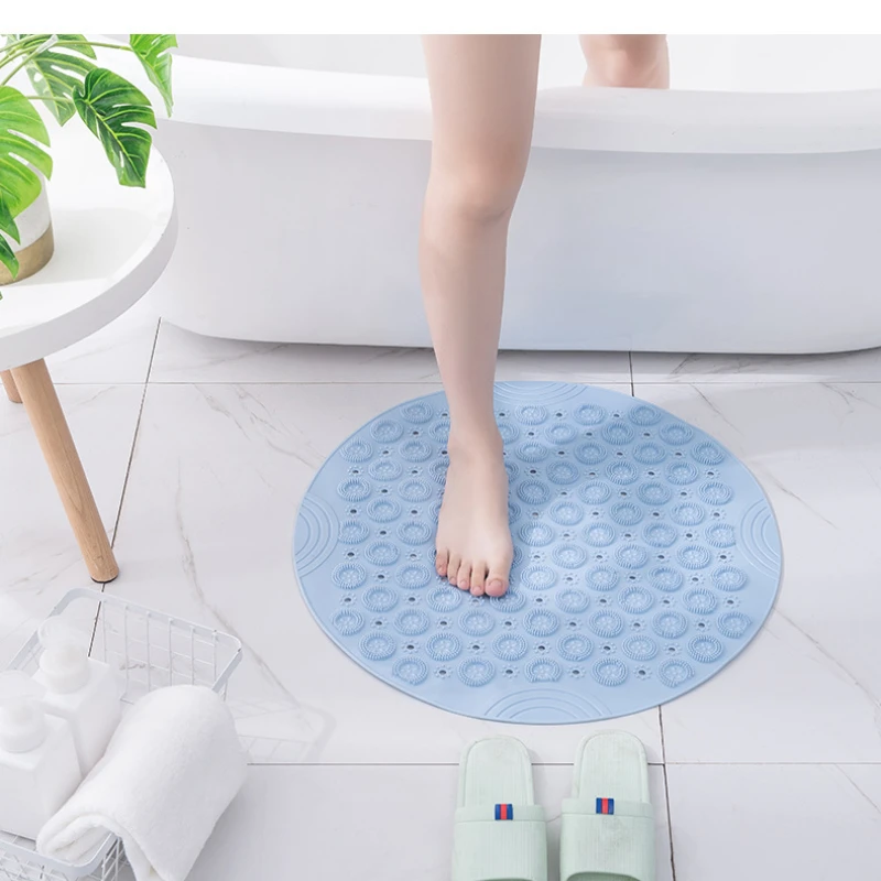 Anti-Slip Round PVC Bath Mat 3