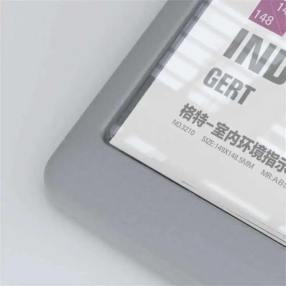 149*64mm Office Business Door Sign Holder Plastic Wall Mount Name Plate Holder, Flat Sign Holder Reusable
