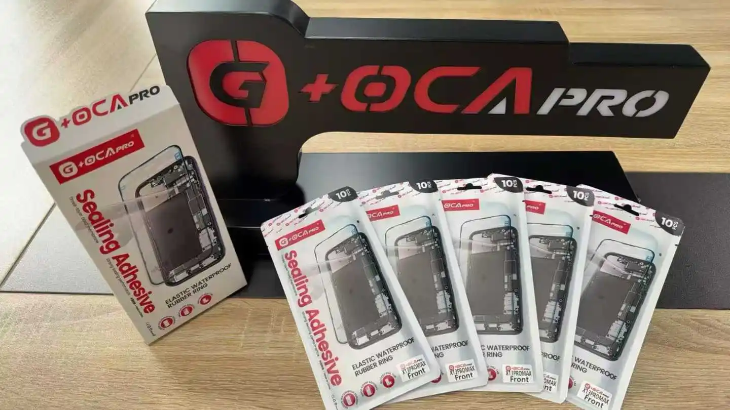 10개 G+OCA PRO 방수 LCD 프레임 베젤 씰 화이트 테이프 접착제 아이폰 X XR XS 11 12 13 14 15 16 17프로맥스 투명