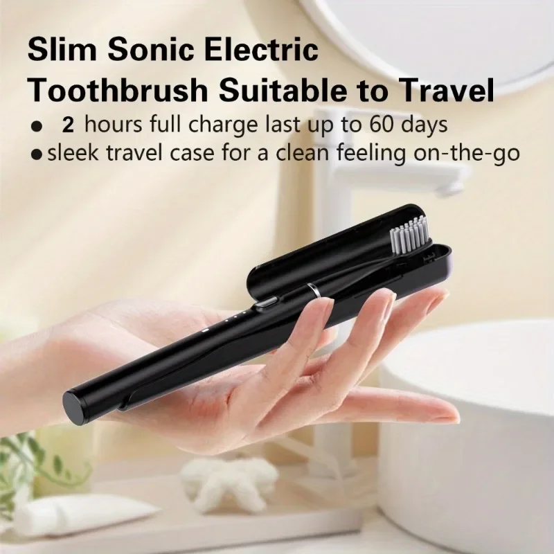 Sonic Electric Toothbrush USB Rechargeable Toothbrush 6 Brush Heads Adult Ultrasonic Brush Teeth Cleaning Sarmocare M200
