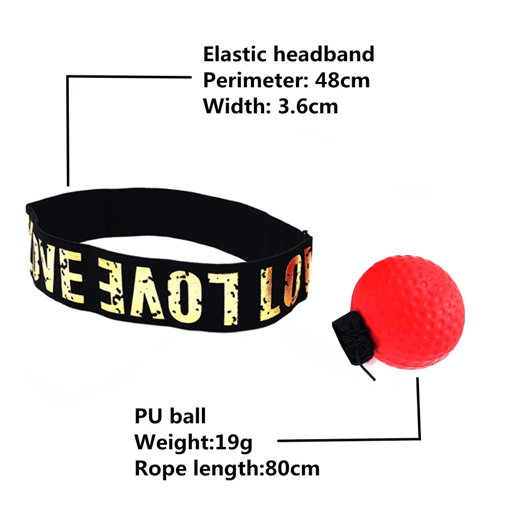Boxing Reflex Speed Punch Ball MMA Sanda Raising Reaction Hand Eye Training Gym Boxing Muay Thai Exercise