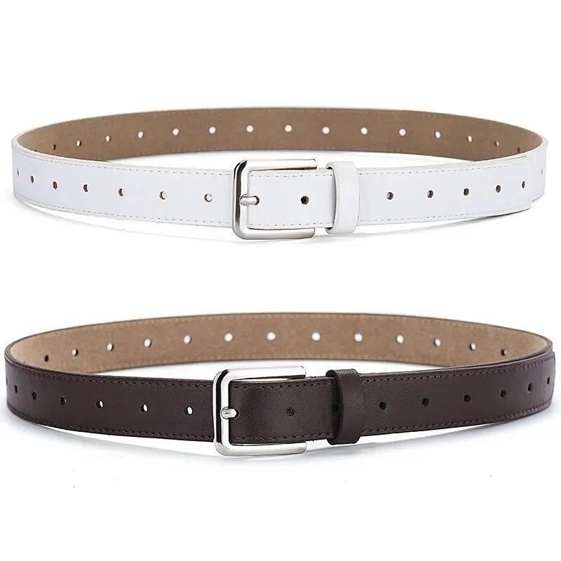 1pc New Women's Belt Fashion Rectangle Buckle Belt High Grade Soft PU Leather Belt Trend Paired with Coat Jeans Belt Lady Belt