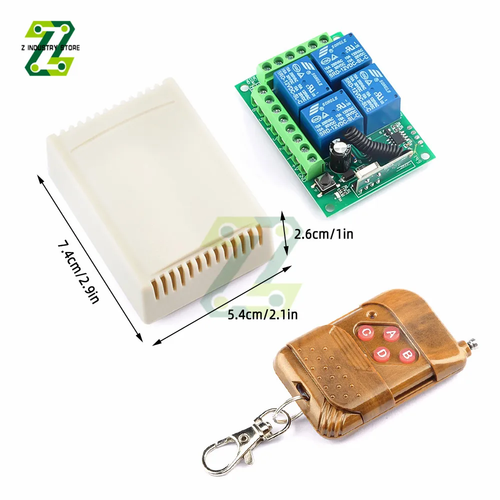433MHz 315MHz     DC 12V 4CH  ű  Ʈ    RF ġ