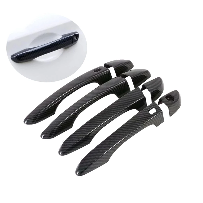 

Отделка из углеродного волокна для наружной боковой дверной ручки Hyundai Tucson 2015 2016 2017 2018 2019