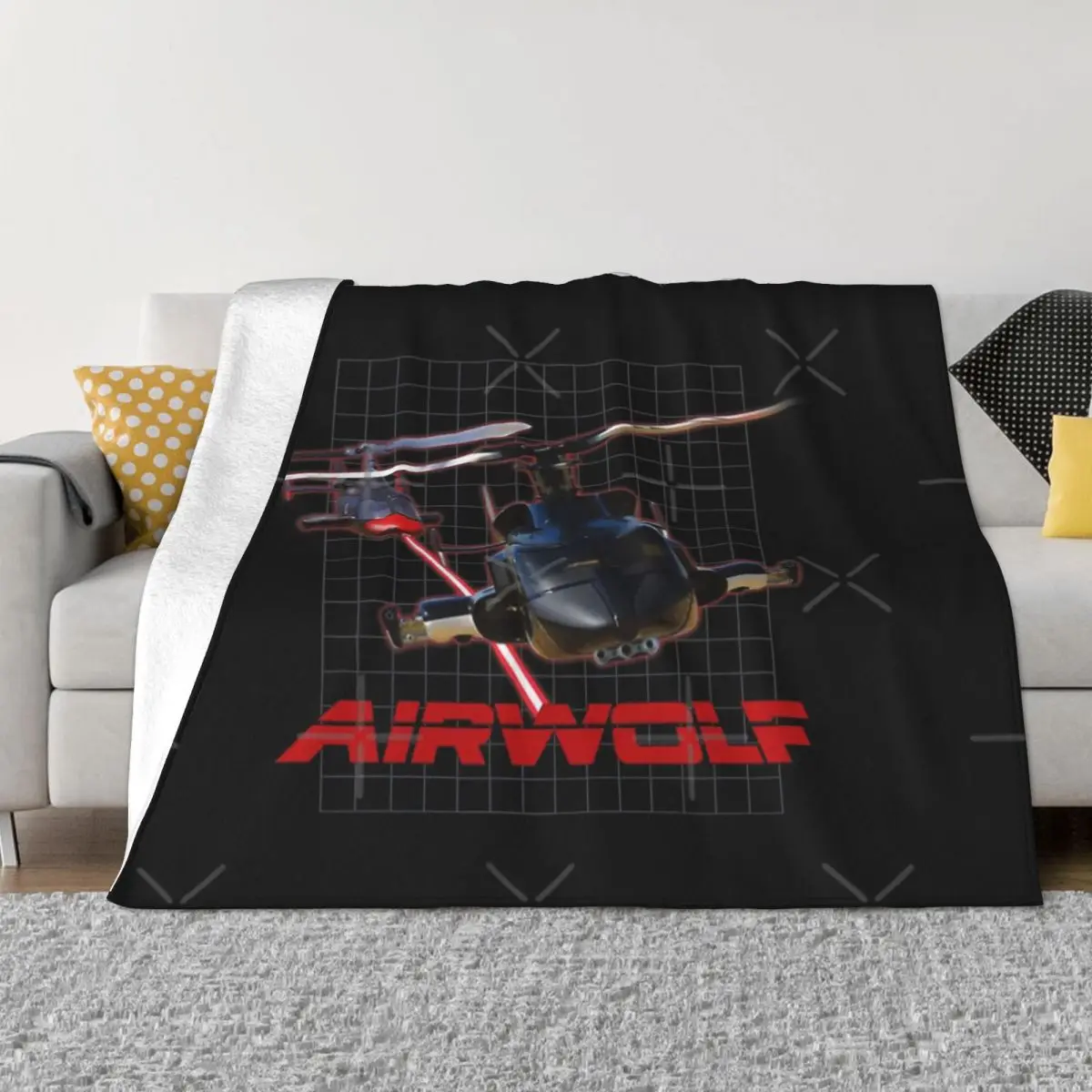

Одеяла и пледы Airwolf из аниме для дома и украшения