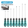 4PCS Multipurpose Handle Screwdrivers Set Electrician Insulated Security Repair Hand Tools  Cross/Straight Type Screw Driver 1