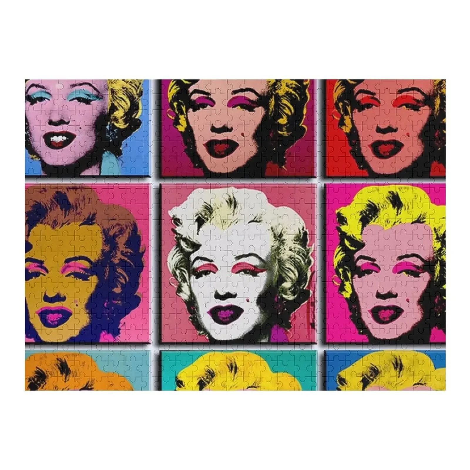 

MARILYN ABSTRACT : Art Deco Pop Art Print Jigsaw Puzzle Custom Child Personalized Photo Gift Puzzle