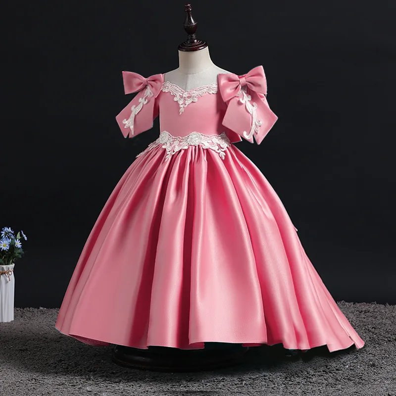 2022 Cute Sleeve Flower Girl Dress 