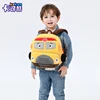 Stereo cartoon car backpack boy girl 2-4 years old kindergarten school bag kids backpack plush backpack 5