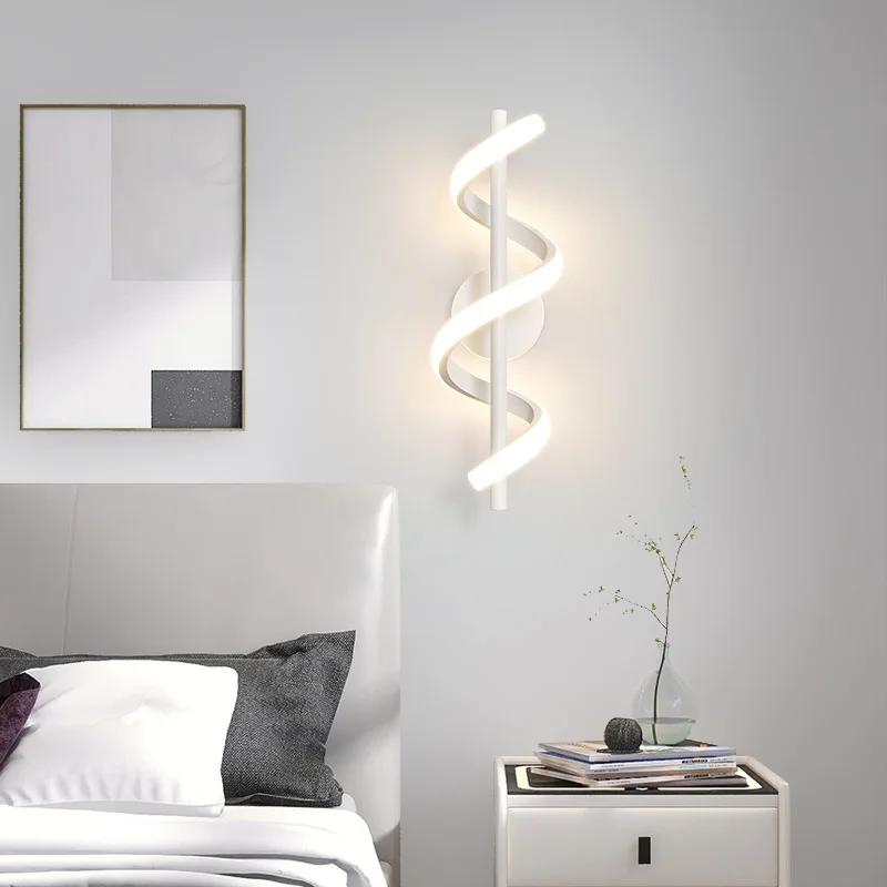 Modern LED Wall Lamp for Living Background Dining Room Bedroom Bedside Wall Lights Home Decor Indoor Sconce Lighting Fixture