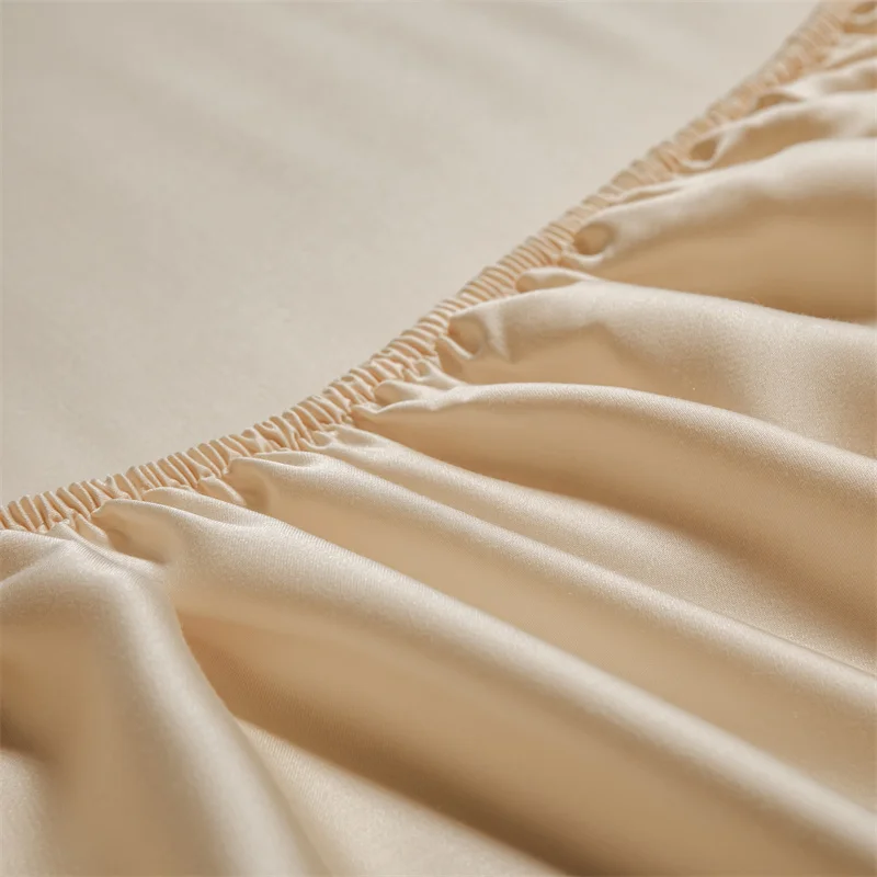 Svetanya  10 colors Elastic Fitted sheet 1000TC Egyptian cotton,Dark Gray Soft Silky King Queen Twin Size 4