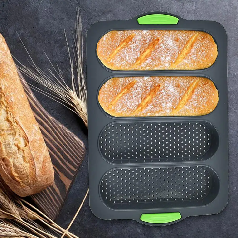 Plaque À Pain Antiadhésive En Silicone De Qualité Alimentaire, Plaque De  Cuisson En Étain, Pour Baguette, Pain, Outils Pour Gâteaux, Moule - Moule  De Cuisson - AliExpress