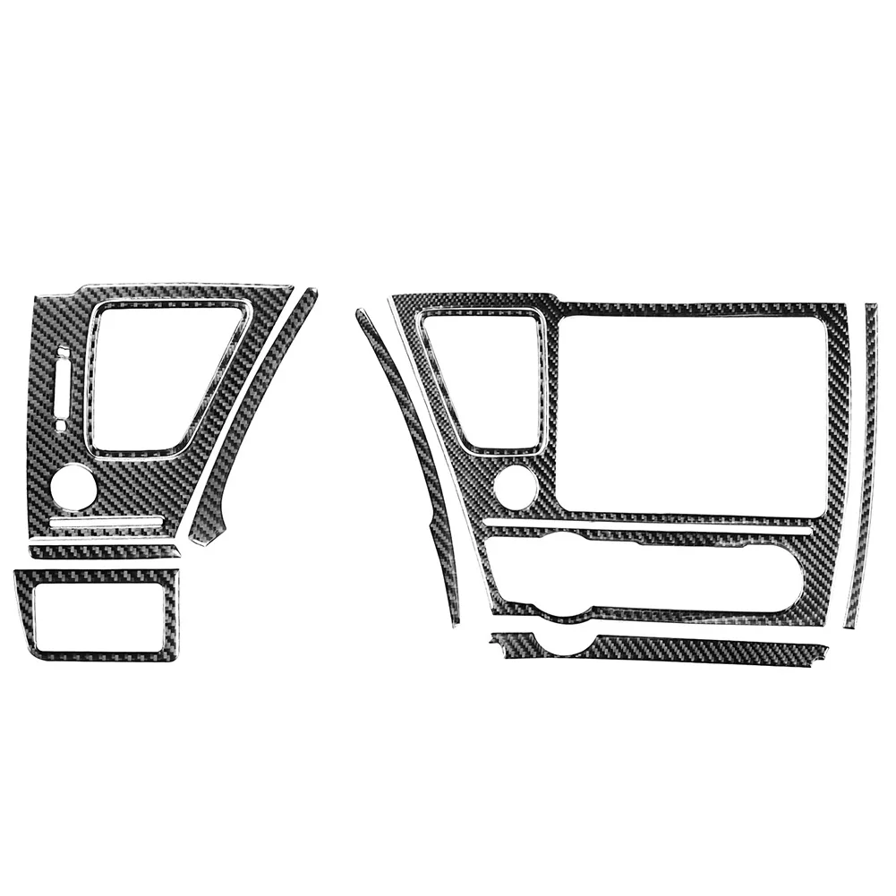 

Navigation Panel Cover Trim Automotive Carbon Fiber Center Console Dashboard Decal Decorate For Honda Civic 9Th