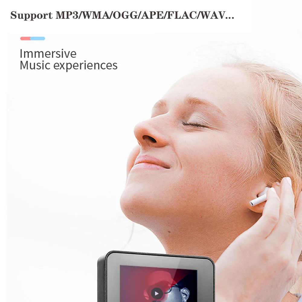 Bluetooth MP4 Music Player Built-in 4G /8G HiFi Radio /FM/ Record/e-book /video Support for Tf card mp4 player,music player,mini media player