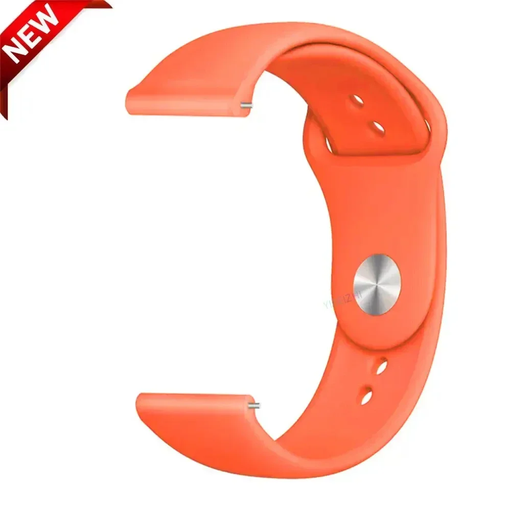 Versatile Silicone Watch Strap - Available in 18mm, 20mm, and 22mm Sizes