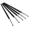Nails Brush 5pcs Professional Manicure UV Gel Brush Pen Transparent Acrylic Nail Art Painting Drawing Brush Phototherapy Tools 1