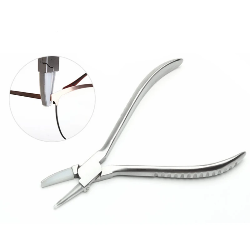

Инструмент для ремонта очков, плоскогубцы с круглой и квадратной головкой, из нержавеющей стали, для дужек очков