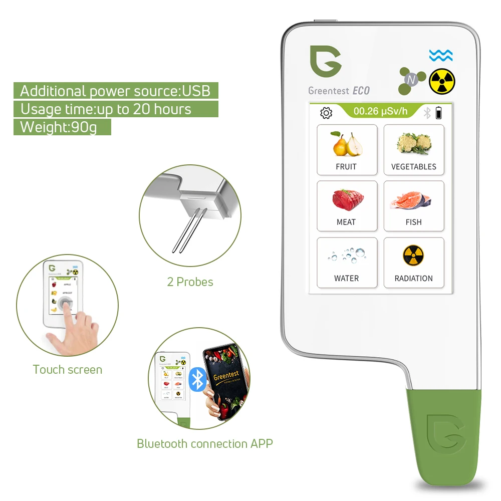 Greentest ECO 6-in-1 Food Nitrate Tester Instant Read Digital