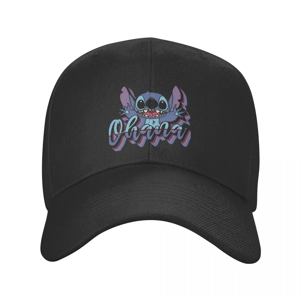 

Кепка Ohana Vibes Stitch для взрослых и пап, Кепка-тракер, регулируемая бейсболка из полиэстера, высокое качество