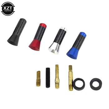 3.5cm Car Antenna Carbon Fiber Antenna Short Antena Radio FM/AM Metal Receiving Antennas Car Radio Aerial Accessories 1